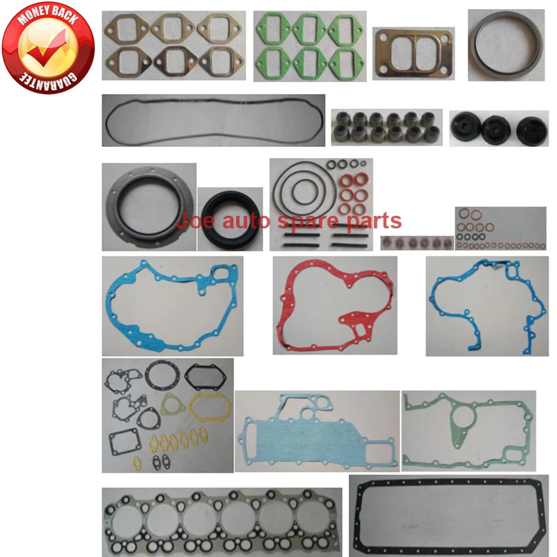 For mitsubishi 6D34 6d34t Engine Full gasket set kit for Kobelco SK200-5 Excavator