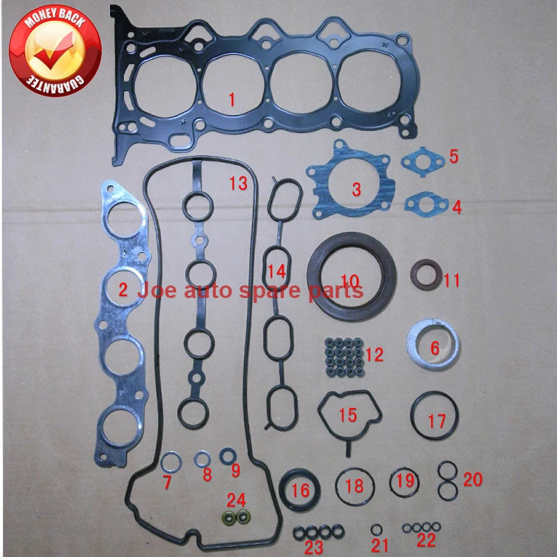 2NZ 2NZFE Engine Full gasket set kit for Toyota bB Corolla FunCargo Yaris Verso ist Platz Echo Porte Probox Vios WiLL Vi 1.3L