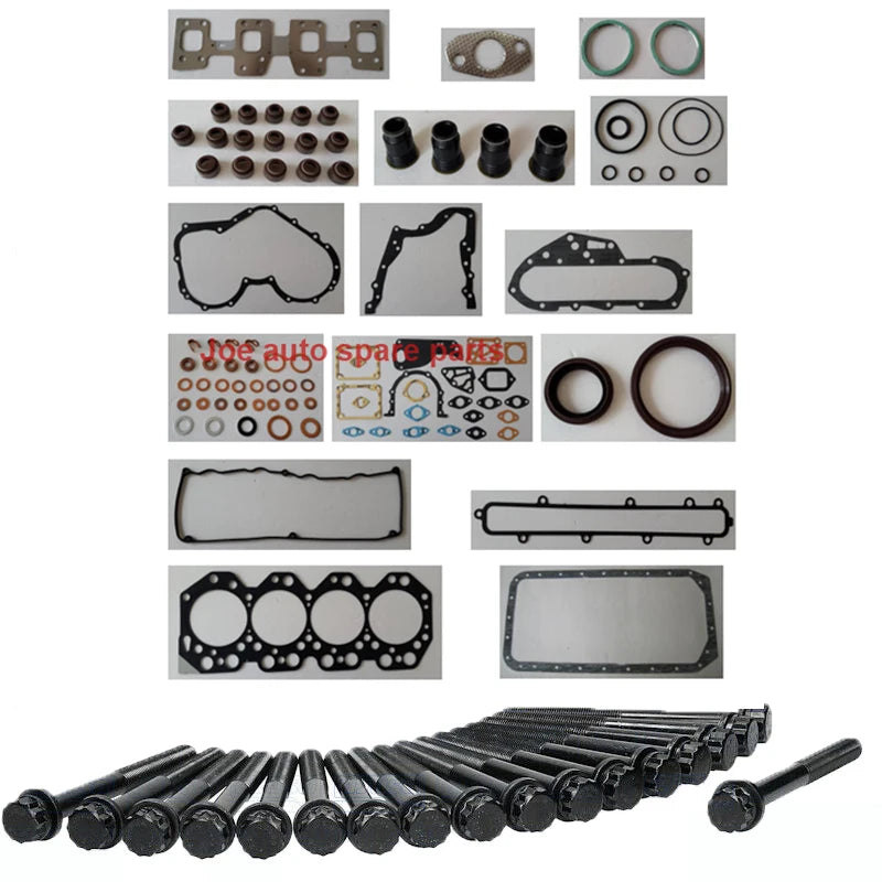 15B 15B-FTE complete Full gasket set kit cylinder head bolt nuts screw for Toyota DYNA 200 COASTER Bus MEGA CRUISER 4.1 TDI 99-