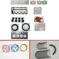 engine complete overhaul full gasket set kit main crankshaft connecting  bearing piston ring for Isuzu forklift engine: 4LB1