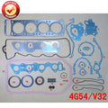 4G54 Full gasket set kit for Mitsubishi PAJERO/L047/V32/MORTERO/PICK-UP/STARBO/TURBO 2555CC 2.6L 8V 83-93 MD997037 50122300