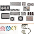 Engine Full gasket set kit main crankshaft connecting rod bearing piston ring  for Yanmar engine : 3TNE68 3D68 3TNV68 3D68E