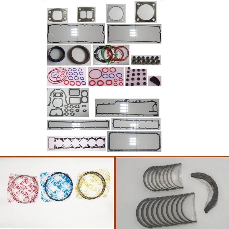 D6CA 8400 complete Engine Full gasket set kit crankshaft connecting rod bearing piston ring for Hyundai Daewoo