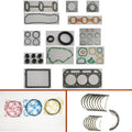 engine complete overhaul full gasket set kit main crankshaft connecting  bearing piston ring for Yanmar engine : 3d84 3d84-1
