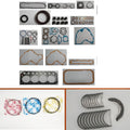 S4L S4L2 complete Overhaul engine full gasket set kit crankshaft connecting rod bearing piston ring for Mitsubishi