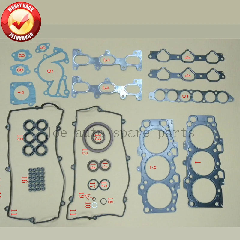 G6BA engine Head full Gasket Set kit for Hyundai Sonata Tiburon Kia Optima 2.7L 2.7 L  DOHC  2004-2009