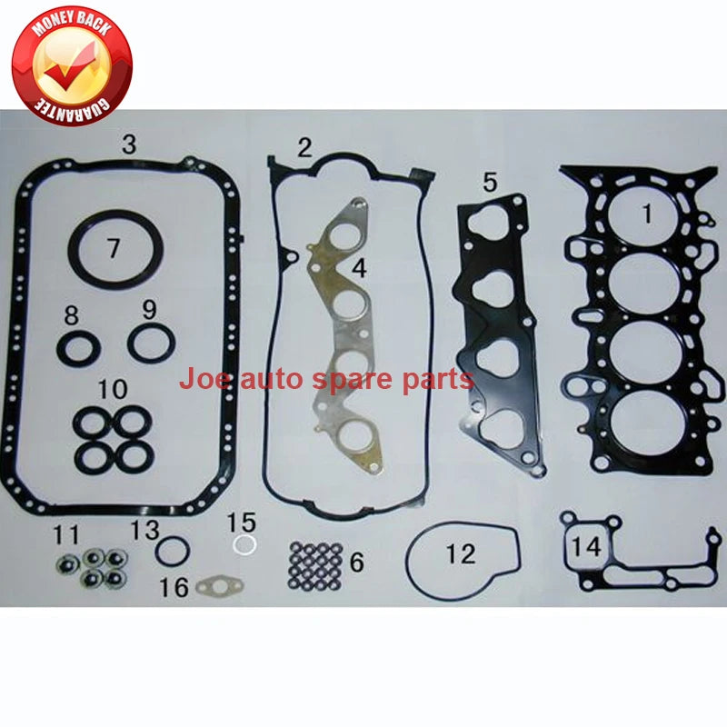D17A8 D17A6 Engine Full gasket set kit for Honda Civic VII em2 eu3 1.7L 2001-2005 06110-PLC-010  06110PLC010 50204500