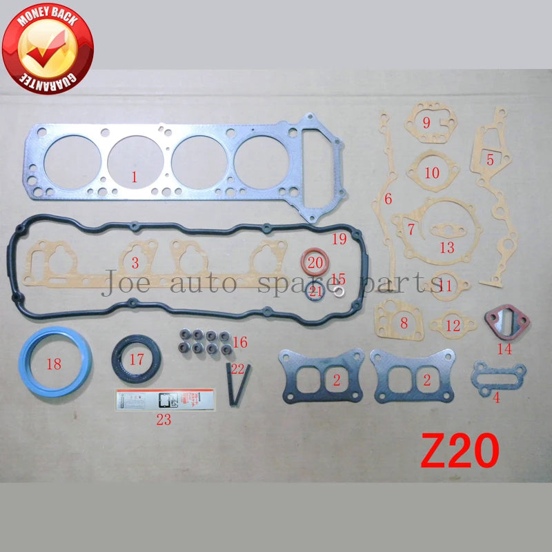 Z20 Z20S Engine Full gasket set kit for Nissan Caravan/Nomad/Vanette/Atlas 2.0L 1952cc 1982-1994 50129900 10101-22G26 430298P