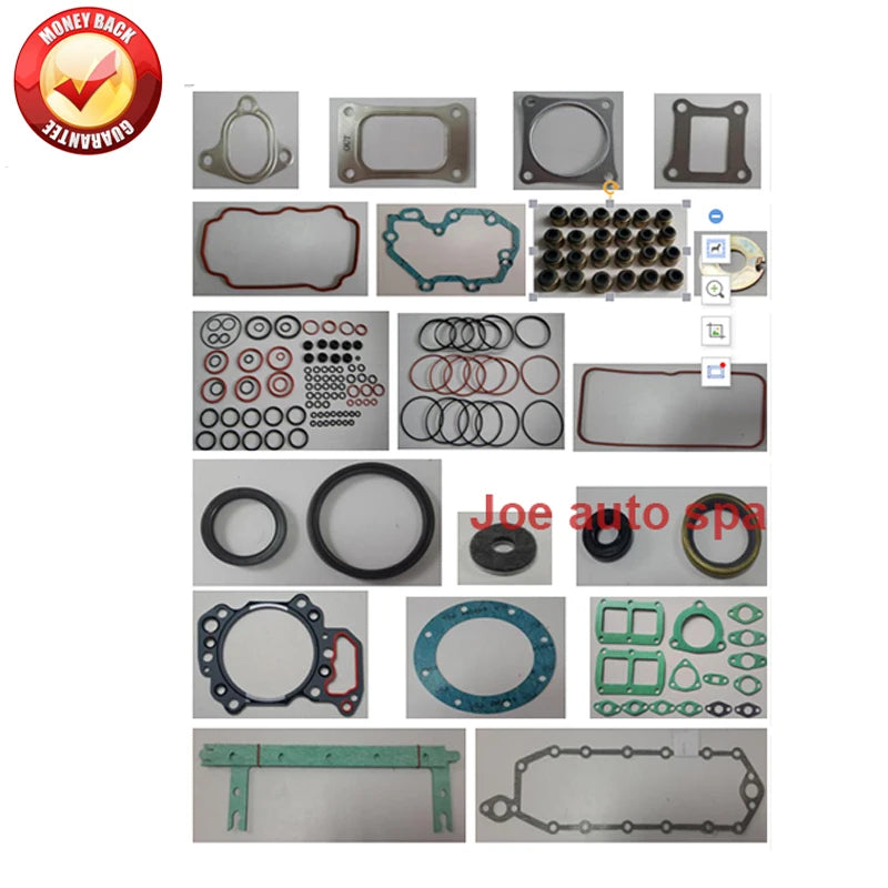 6D125 S6D125 Engine Full gasket set kit for Komatsu Excavator PC400-5 PC400-6