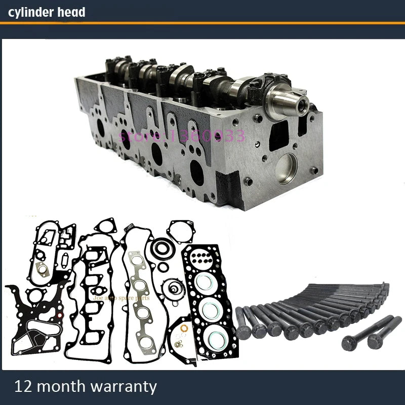 3L complete cylinder head assembly for Toyota Hilux 4Runner HiAce Land Cruiser Dyna 150 ToyoAce 2.8 D 8V with full gasket bolt