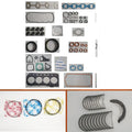 engine complete overhaul full gasket set kit main crankshaft connecting  bearing piston ring for Yanmar engine: 4TN88 4D88