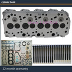 2CTE 3CTE complete cylinder head assembly for Toyota Avensis Carina Picnic Corona Caldina Gaia Ipsum 2.0 2.2 d with gasket bolt