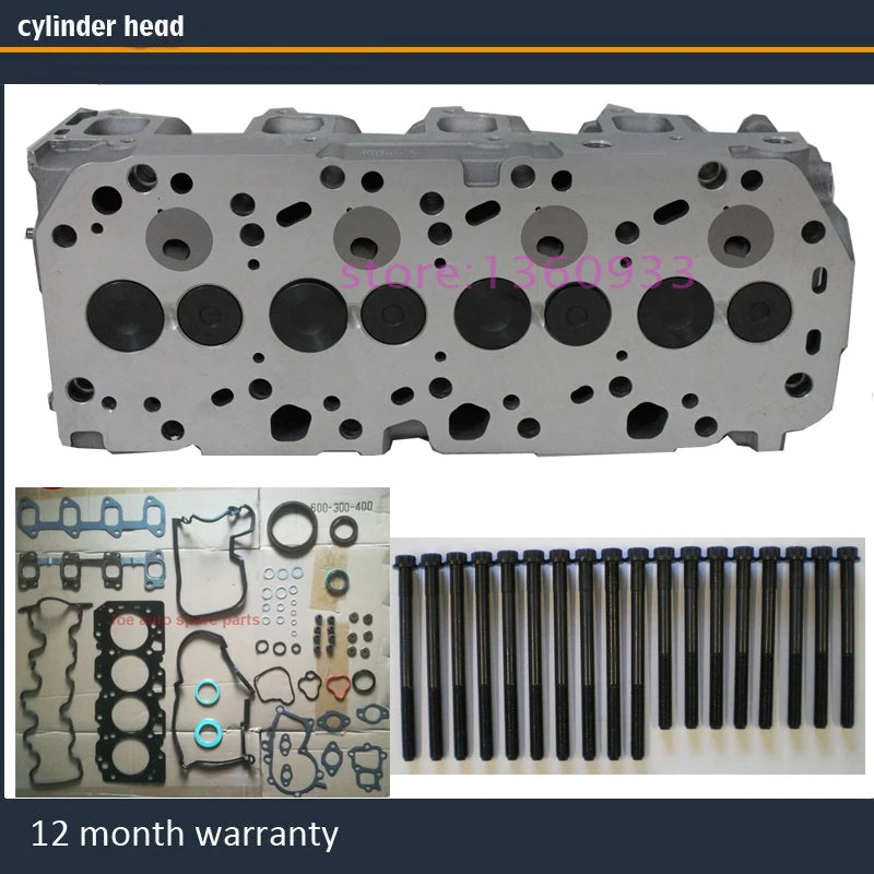 2CTE 3CTE complete cylinder head assembly for Toyota Avensis Carina Picnic Corona Caldina Gaia Ipsum 2.0 2.2 d with gasket bolt