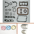F6A Full gasket set kit crankshaft connecting rod bearing piston ring for Suzuki Jimny JA12 Alto /HA12 / Alto Hustle