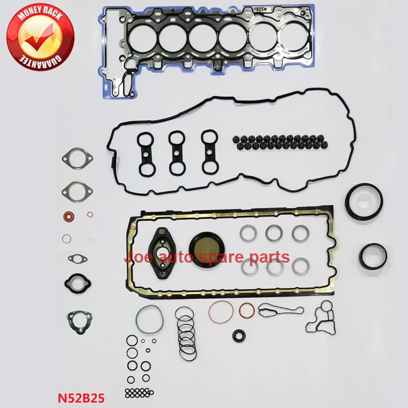 N52B25 N52B25A ENGINE Full gasket set kit for BMW Z4 523i X3 323i 325i 325xi E85 E60 E61 E83 E90 E91 E92 E93 E89 2497CC 2.5L