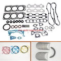 6G72 V73 Full gasket set kit crankshaft connecting rod bearing piston ring for Mitsubishi Pajero Montero V6 3.0L MD977866