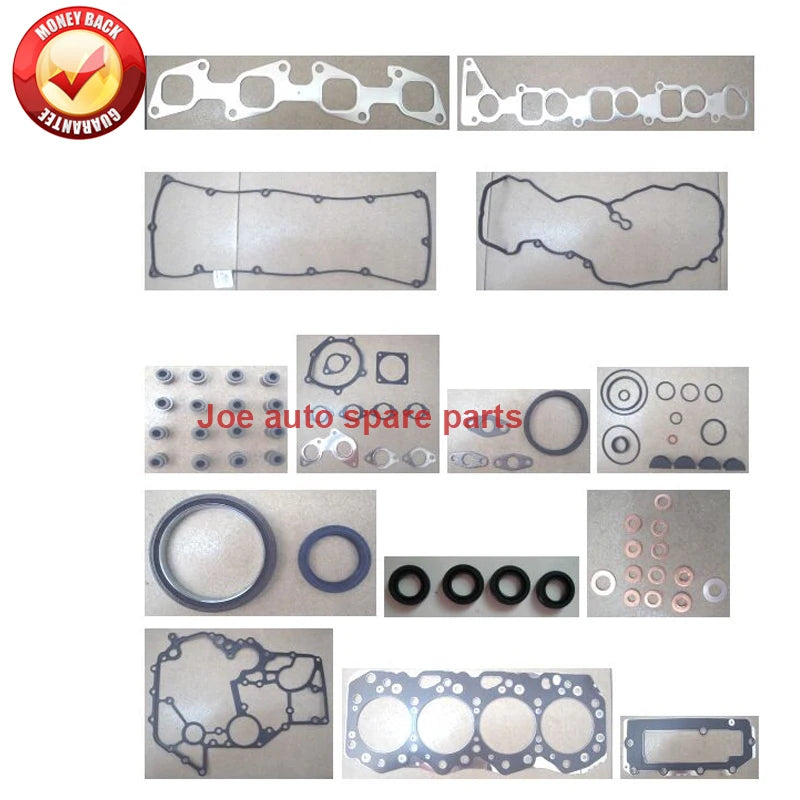 full gasket set kit for Isuzu D-Max MU-7 RODEO 3.0TDI  DOHC  16V 2004- engine : 4jj1 4JJ1TC 4JJ1TCS 4JJ1TCX