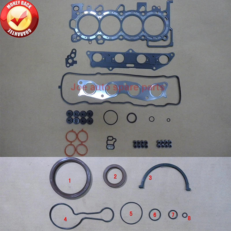 L15A2 Engine Full gasket set kit for Honda AIRWAVE FIT ARIA 1.5L 1497cc 04- 50304100