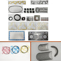 complete repair Overhaul engine full gasket set kit crankshaft connecting rod bearing piston ring for Kubota engine: V1512