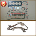1zz 1zzfe Engine Full gasket set Engine Timing Chain Tensioner Kit for Toyota Altis/Matrix/Corolla/AVENSIS/Rav4  MR2 1.8L