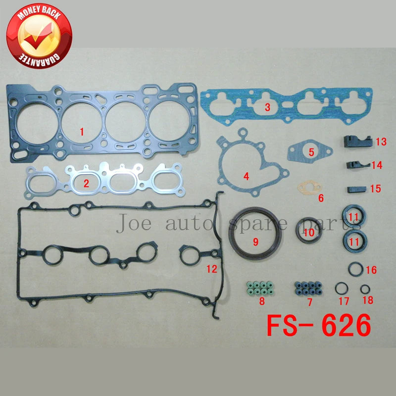 FS FP ES FP9A  Engine complete Full Gasket Set kit for Ford probe II MAZDA 626 MX-6 1.8L 2.0L 1991-1998 8AGX-10-271 50138600