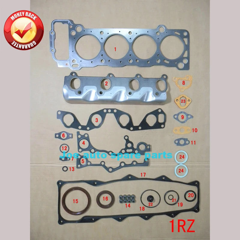 1RZ 1RZE 1RZ-E Engine complete Full gasket set kit for Toyota HiAce Van Wagon Hilux Kijang Revo Venture 1998cc 2.0L 1989-2004