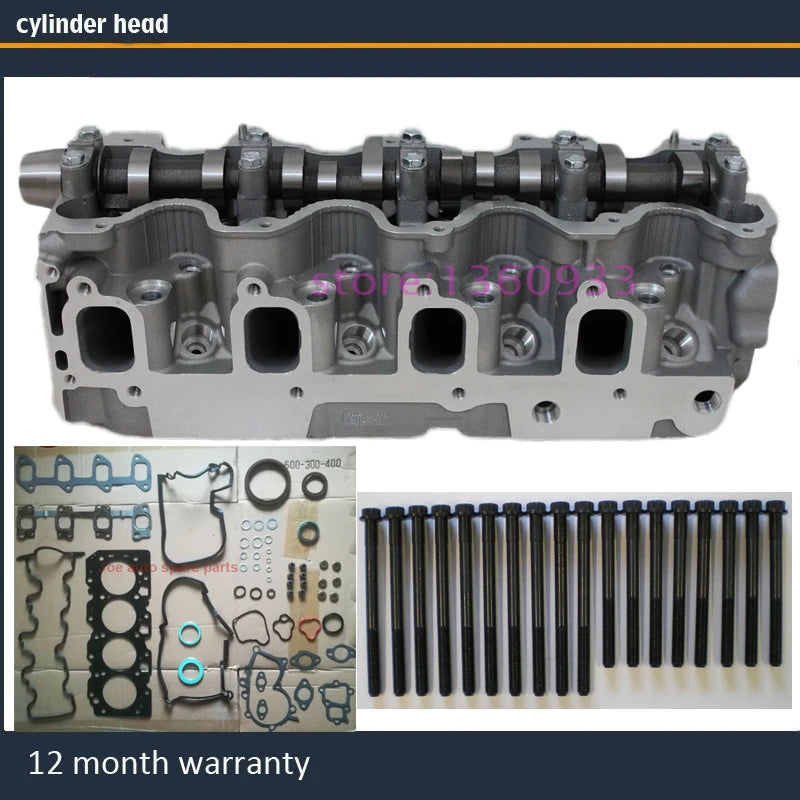 2CTE 3CTE complete cylinder head assembly for Toyota Avensis Carina Picnic Corona Caldina Gaia Ipsum 2.0 2.2 d with gasket bolt