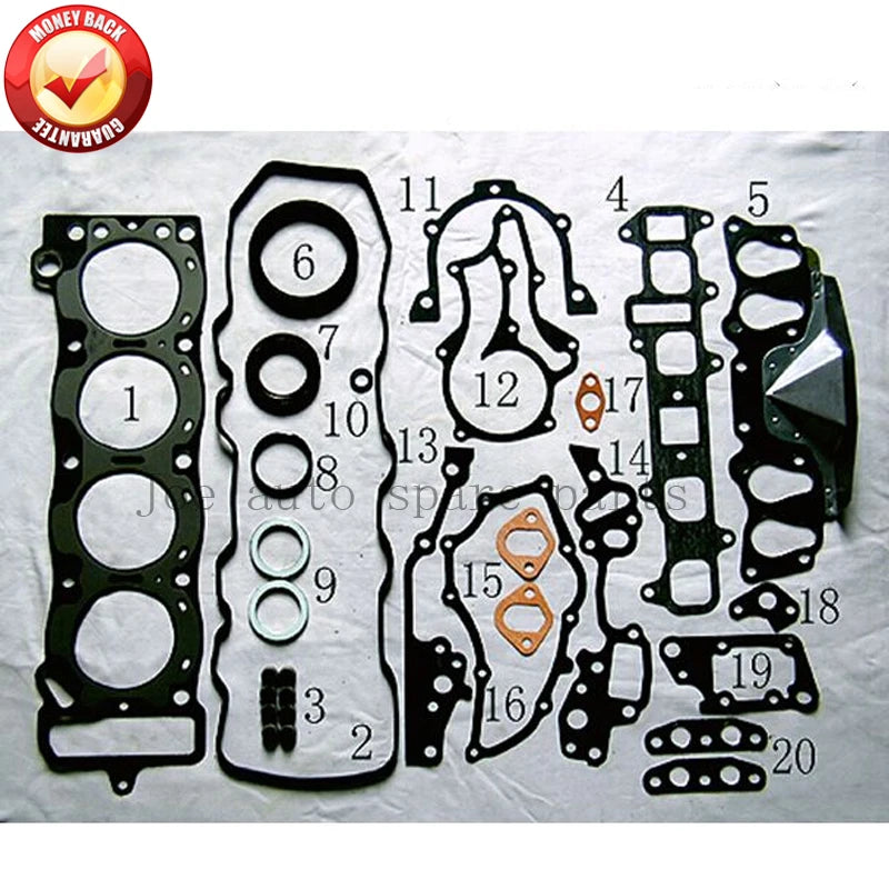 Full gasket set kit for Toyota Celica coupe/Cressida station wagon 2.0L 1972cc 81-85 50099000 04111-37022 Engine : 21R 21RU
