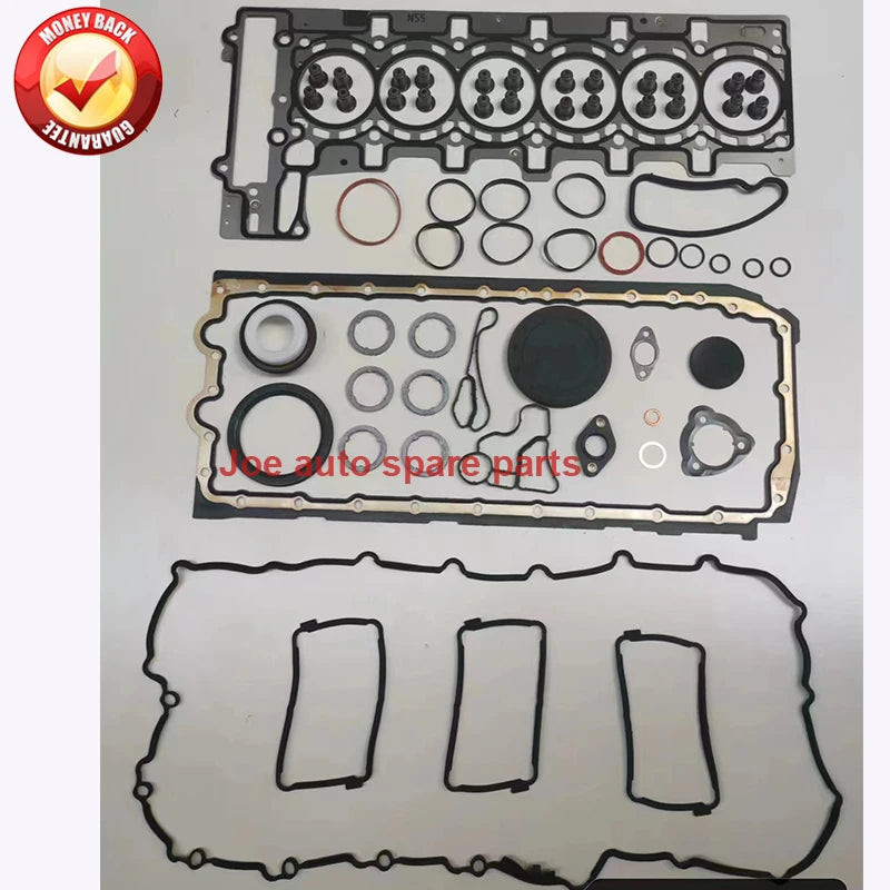 N55 N55B30 N55B30T0 Engine full gasket kit set for BMW E82 E88 F20 F21 F22 F23 F30 F31 E90 E91 E92 E93 F32 F33 F36 3.0T