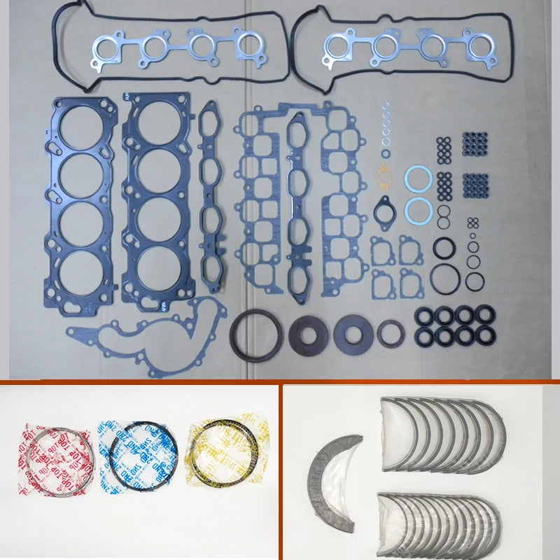 2UZ 2UZFE Engine complete Full gasket set kit crankshaft connecting rod bearing piston ring for Toyota LAND CRUISER 100 4.7L